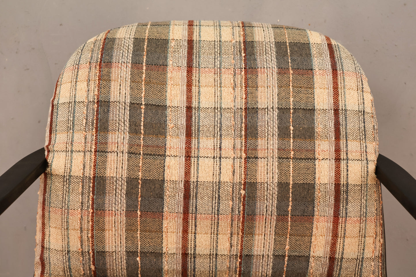 1970s Pollock-Style Plaid Desk Chair - ONLINE ONLY