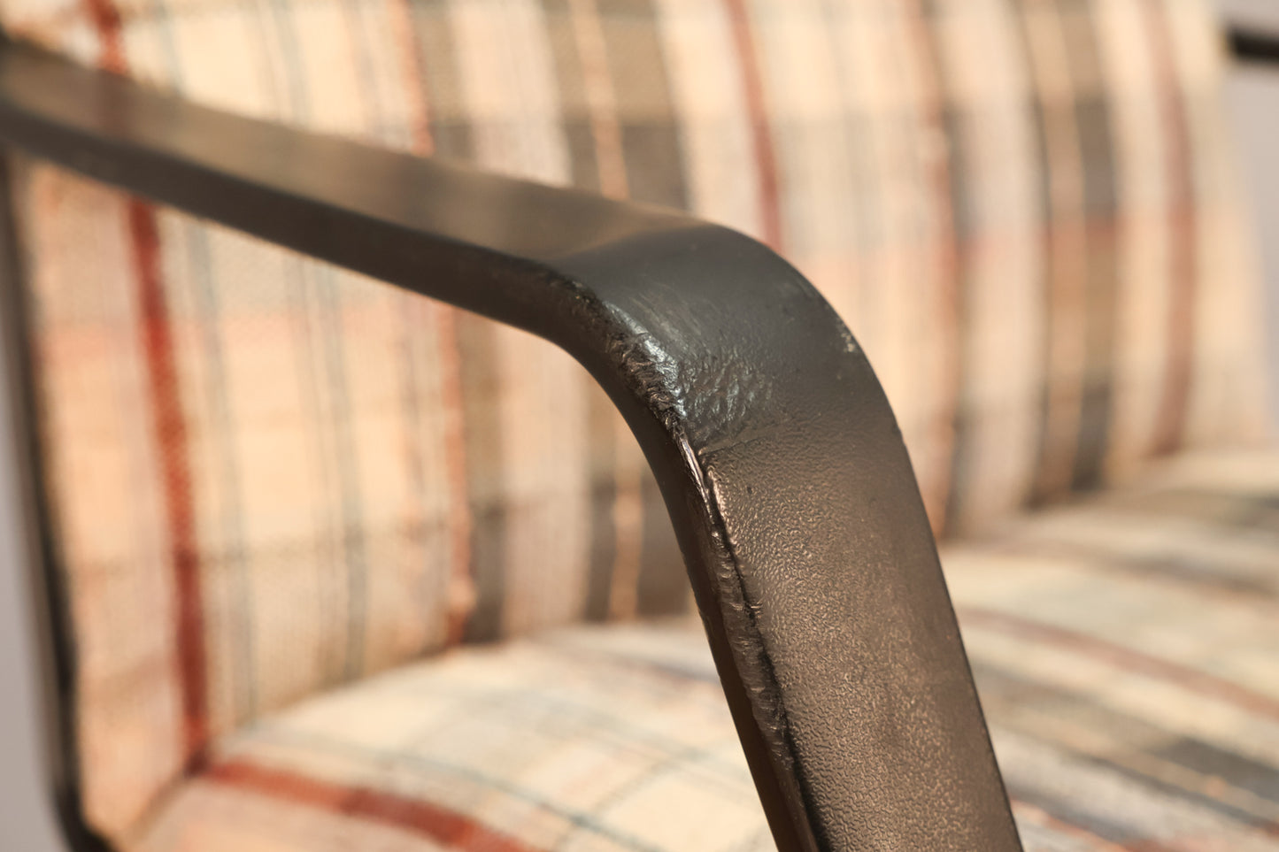 1970s Pollock-Style Plaid Desk Chair - ONLINE ONLY