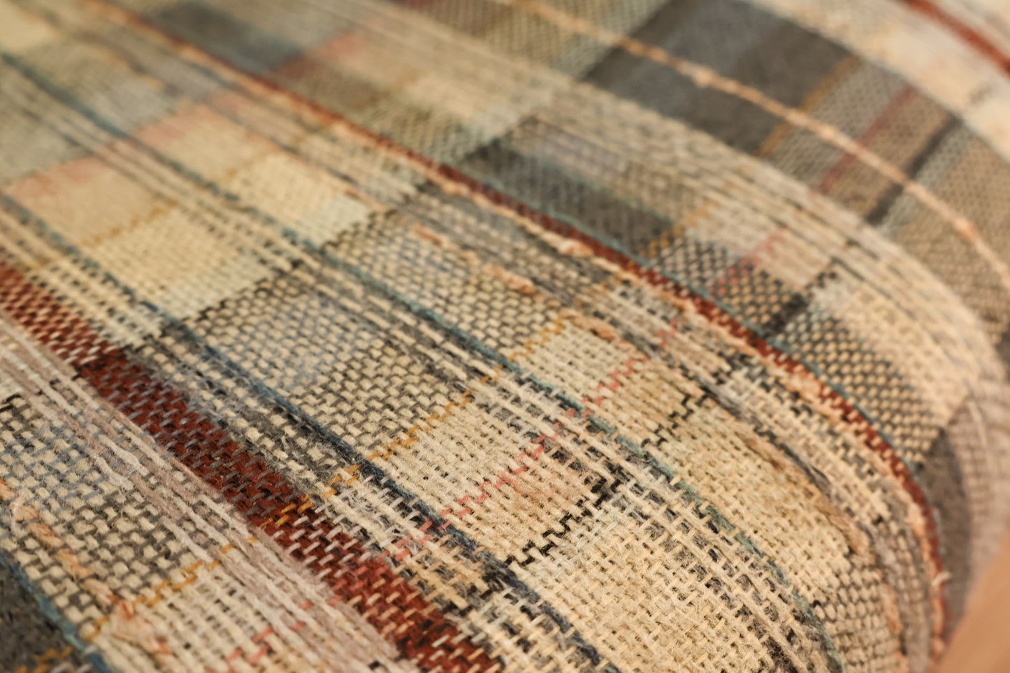 1970s Pollock-Style Plaid Desk Chair - ONLINE ONLY