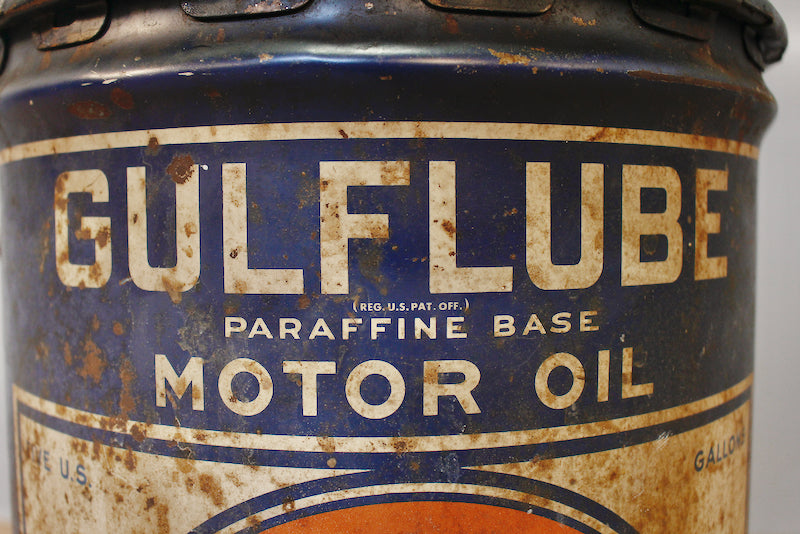 Gulf Lube Motor Oil Bucket