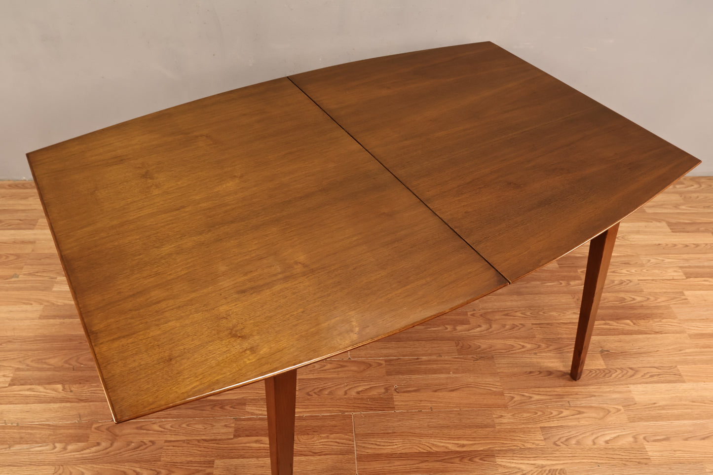 Mid Century Walnut Dining Table with 2 Leaves - ONLINE ONLY