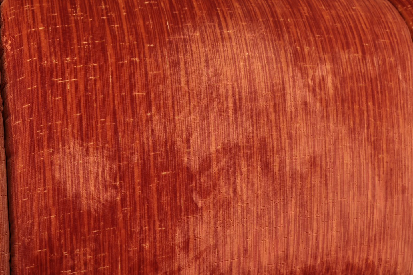 Coral Crushed Velvet Sofa - ONLINE ONLY