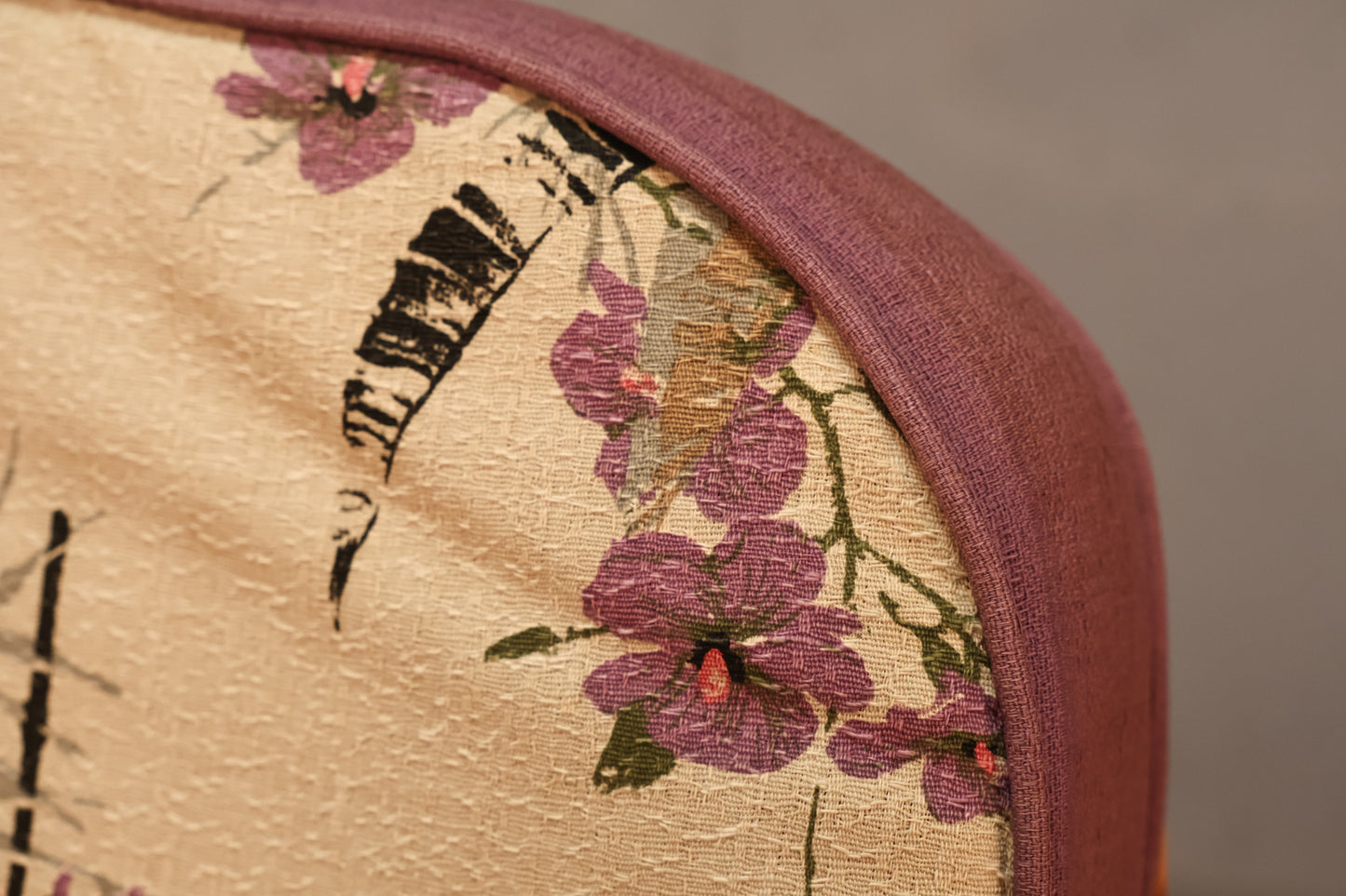 Rattan & Hibiscus Lounge Chair - ONLINE ONLY
