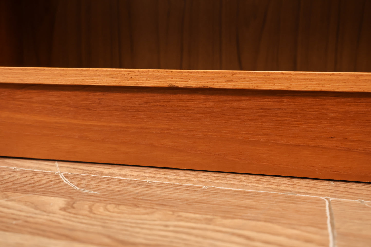 Teak 2-Tier Bookshelf