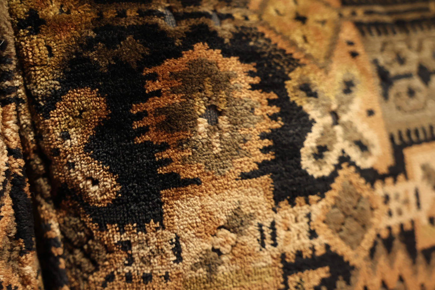 Allspice Geometric Velveteen Sofa - ONLINE ONLY