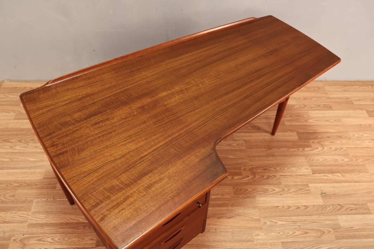 Göran Strand "Boomerang" Teak Desk