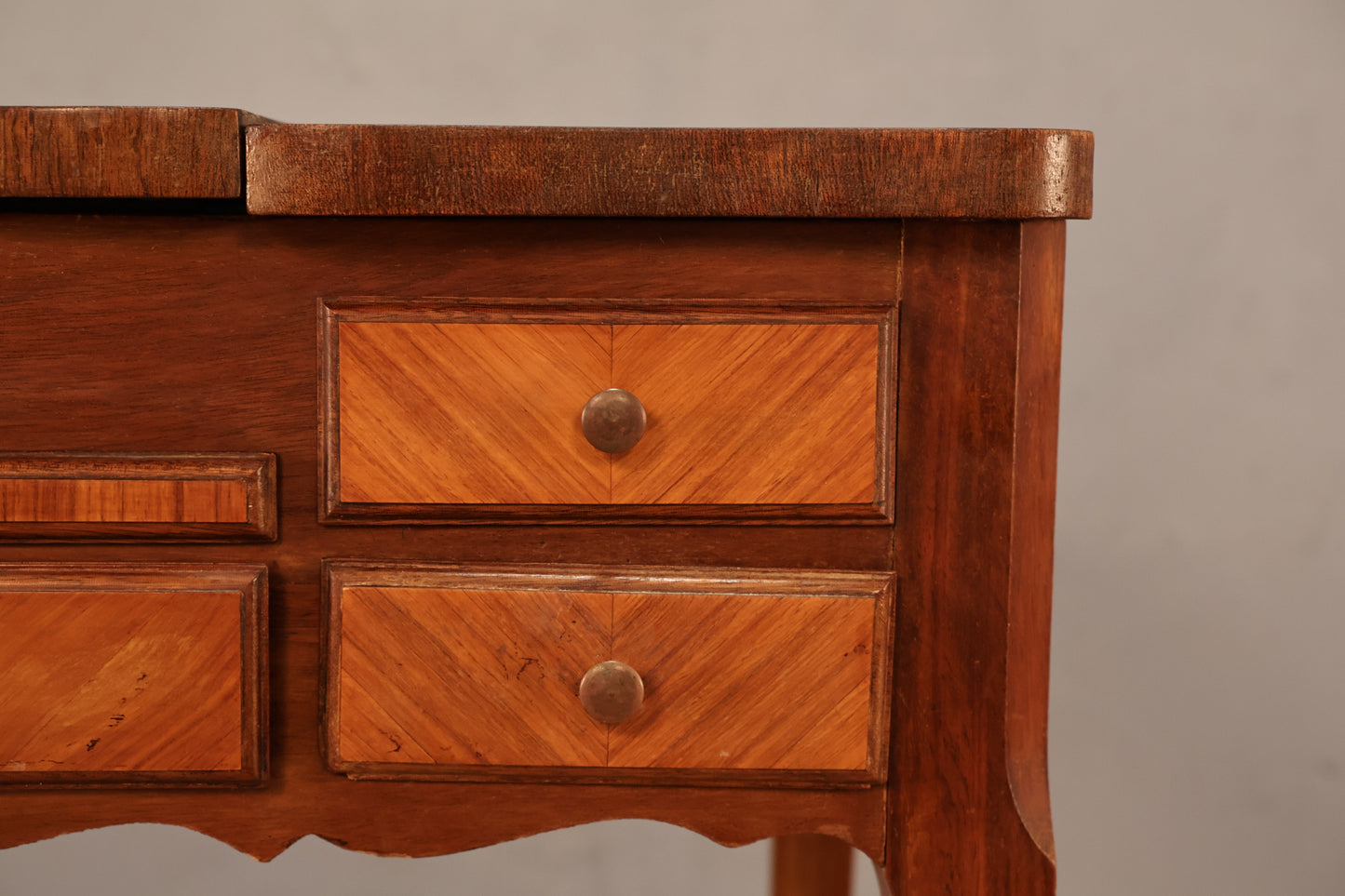 Louis XV-Style Inlaid Vanity Desk - ONLINE ONLY