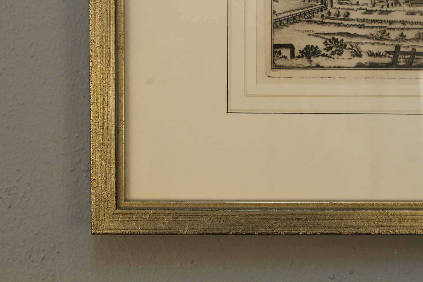 Antique Small "München" Engraving