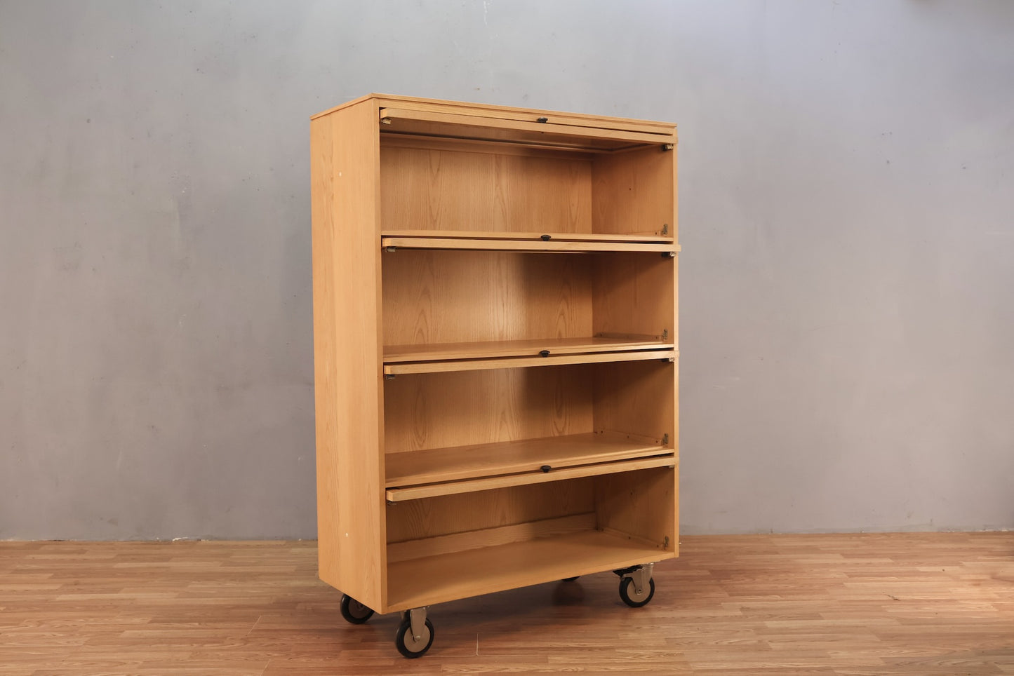Drexel Blonde 4-Tier Barrister Bookcase - ONLINE ONLY