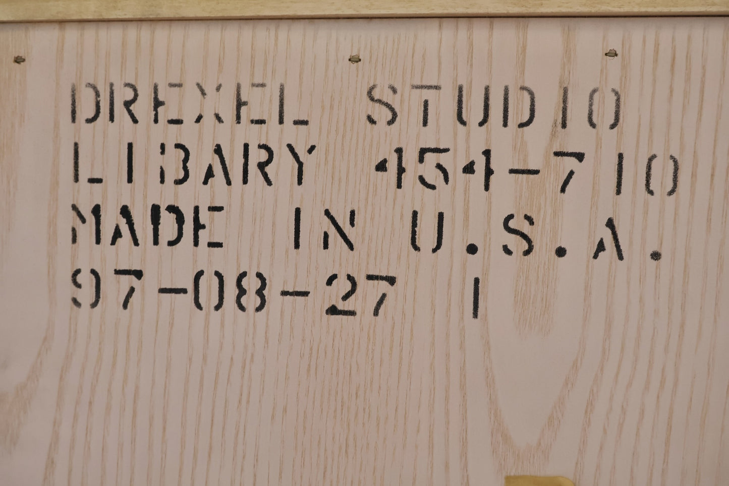 Drexel Blonde 4-Tier Barrister Bookcase - ONLINE ONLY