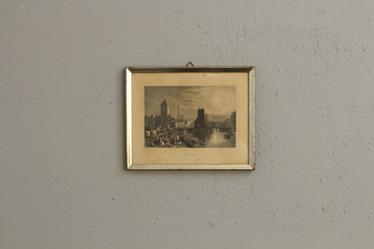 Antique Small "Strassburg" Engraving