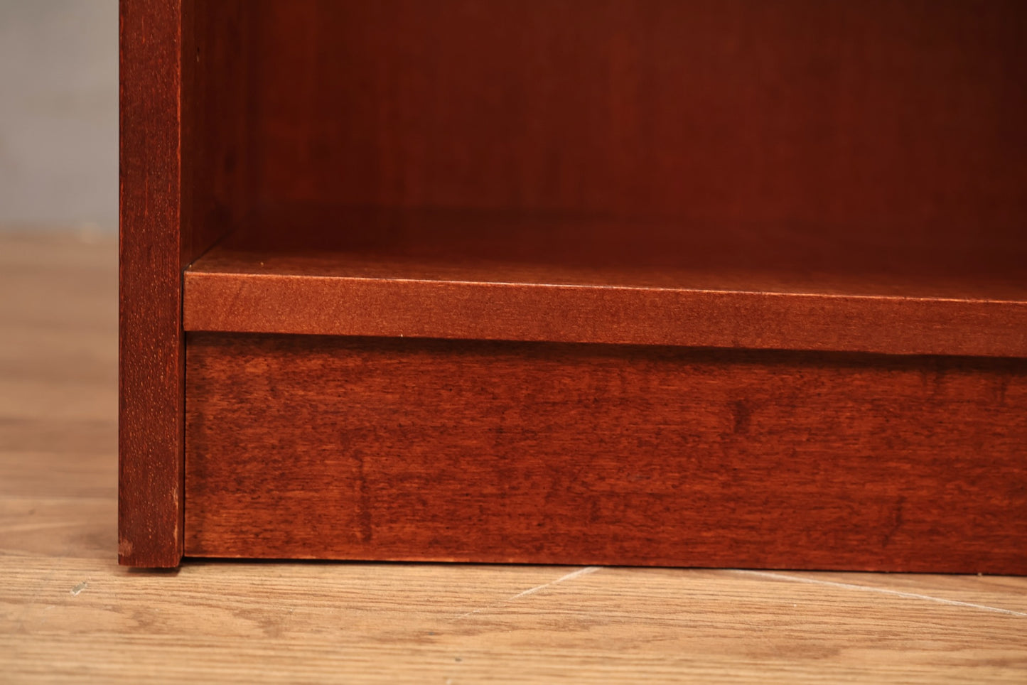 Tall Dark Wood 5-Tier Bookshelf