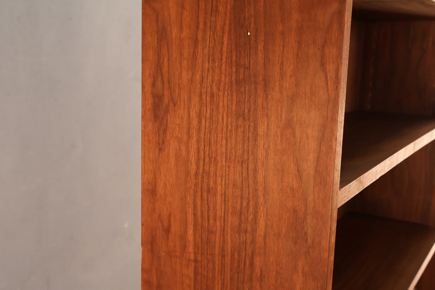 Tall Walnut 5-Tier Bookshelf - ONLINE ONLY