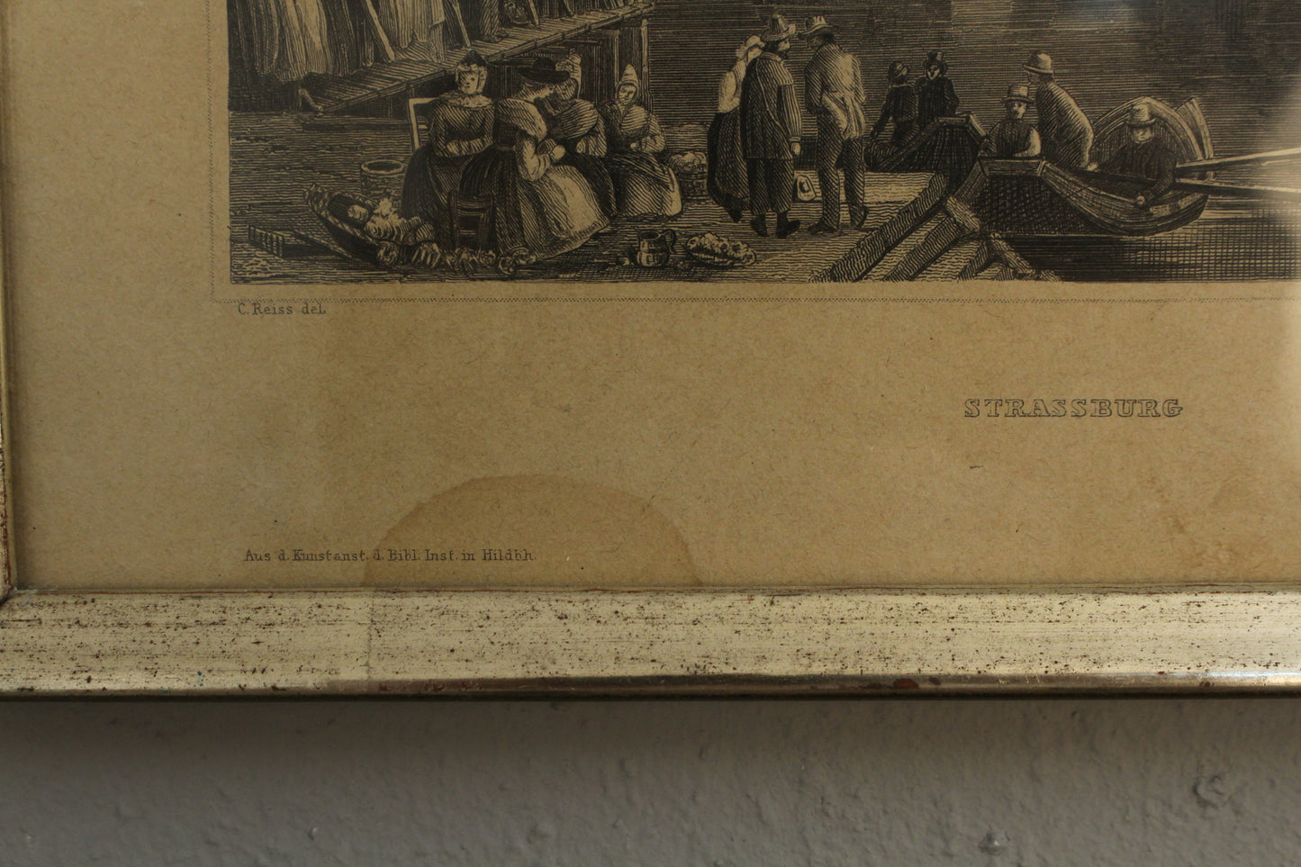 Antique Small "Strassburg" Engraving