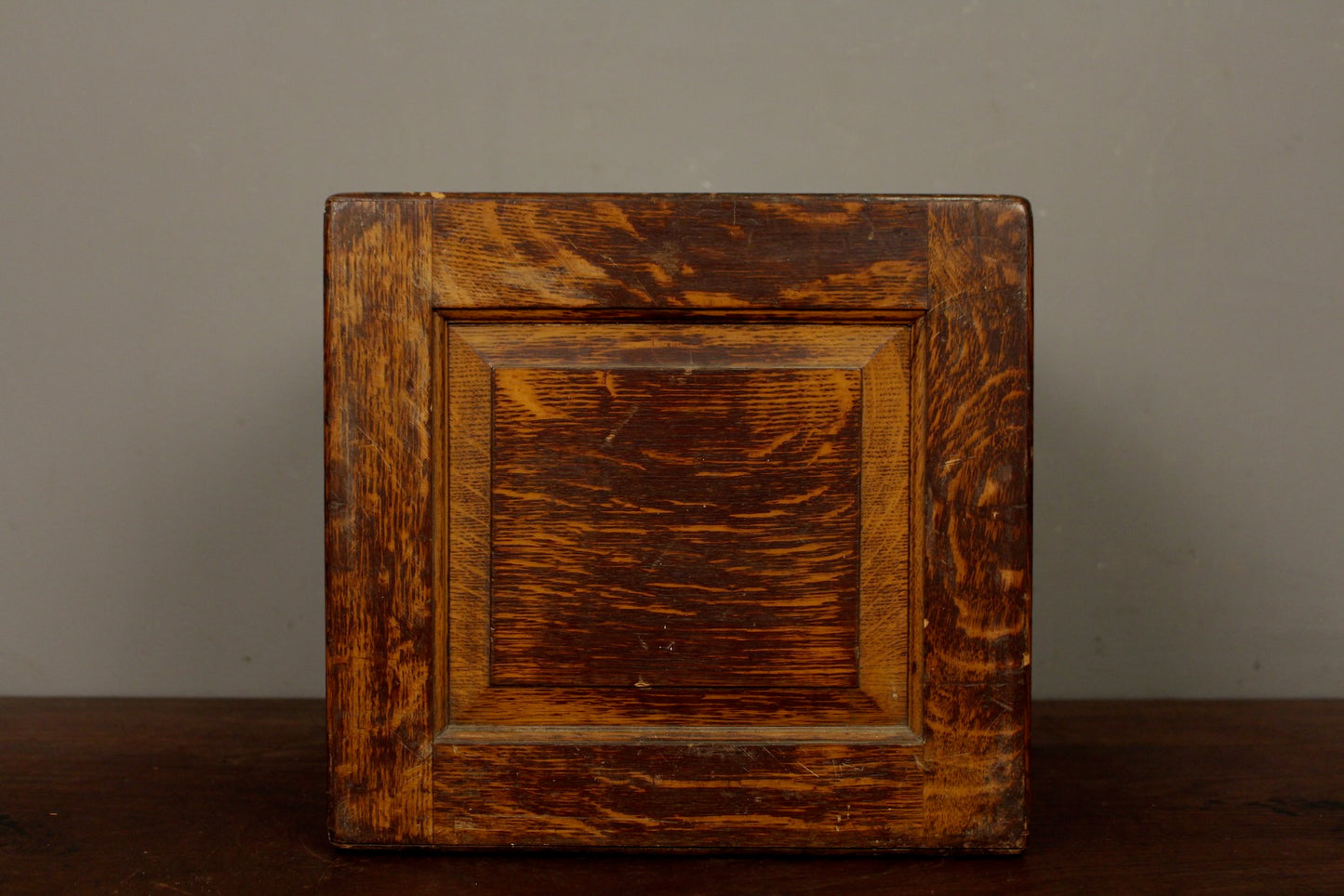 Antique Oak Card File
