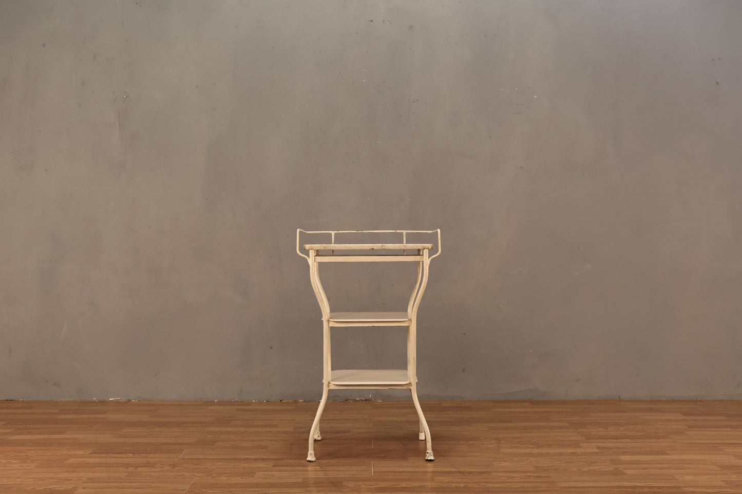Antique Iron & Marble Medical Stand - ONLINE ONLY