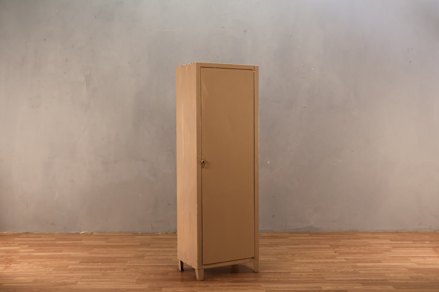 Taupe Painted Metal Locker