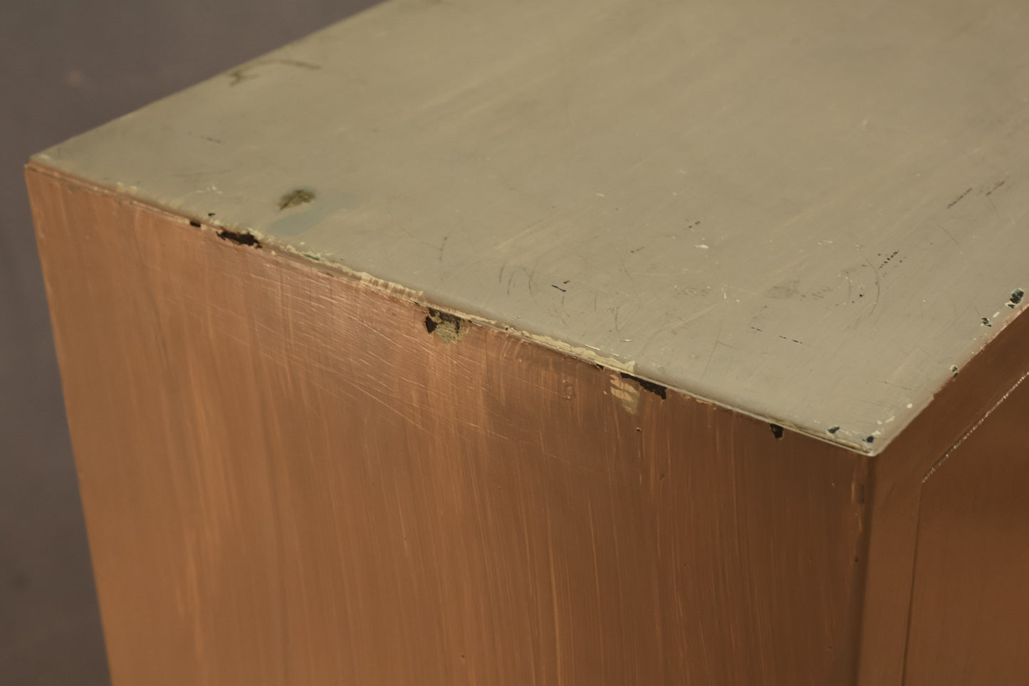 Taupe Painted Metal Locker