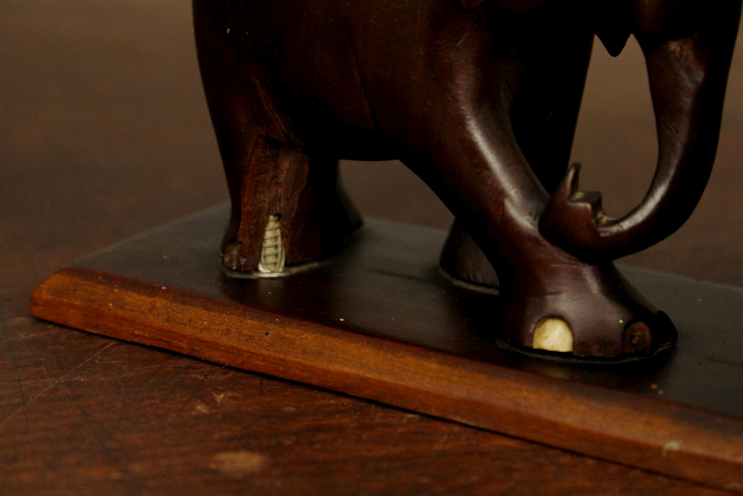 Pair of Carved Elephant Bookends
