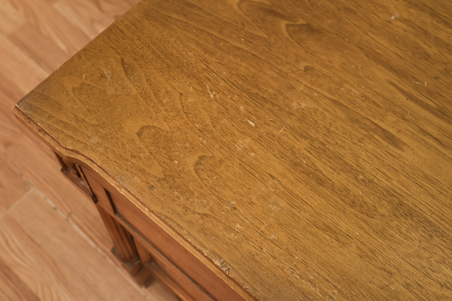 Large French Provincial 3-Drawer Nightstand