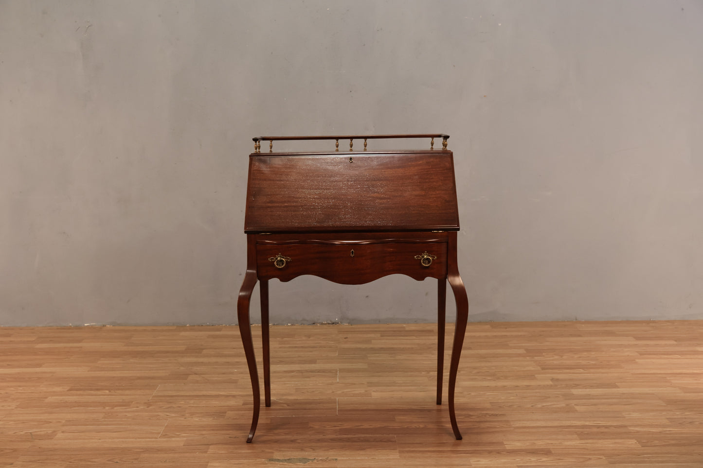 Petite Mahogany Secretary Desk