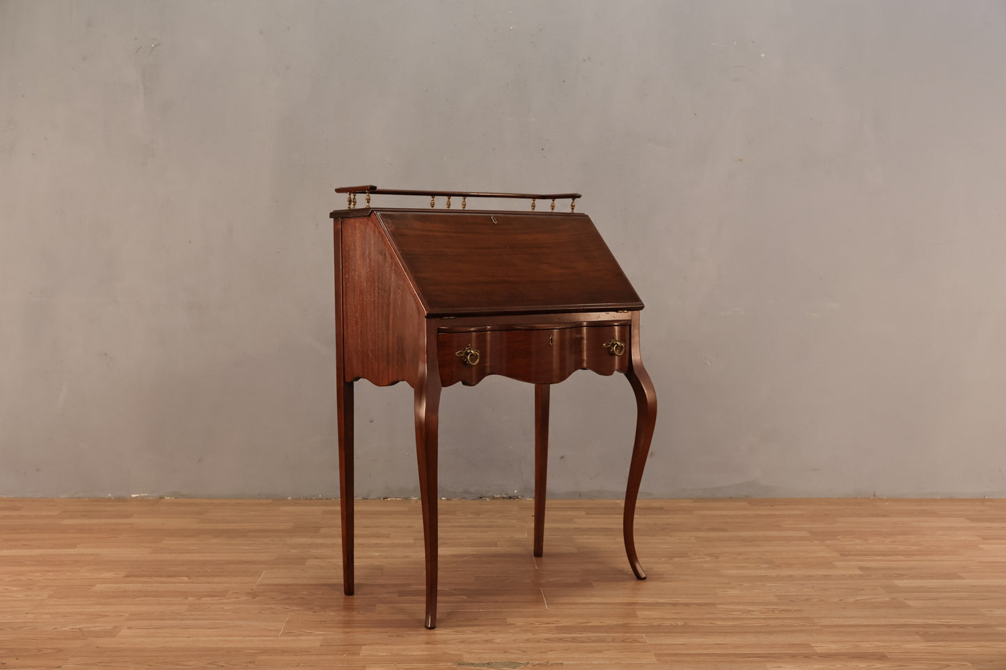 Petite Mahogany Secretary Desk
