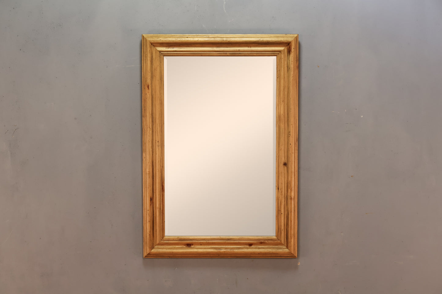 Large Rustic Pine Mirror