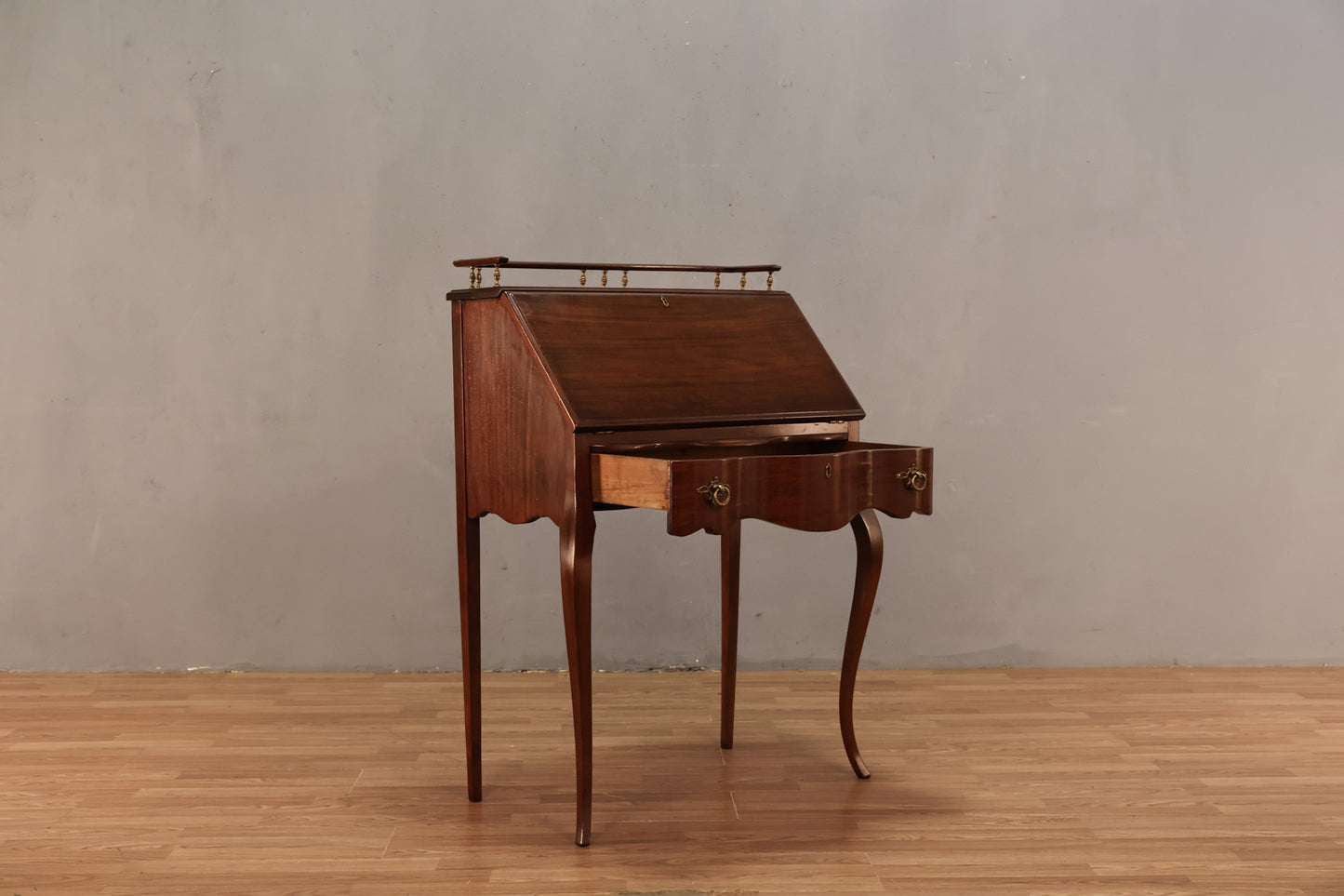 Petite Mahogany Secretary Desk