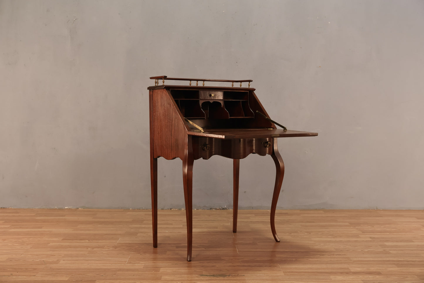 Petite Mahogany Secretary Desk