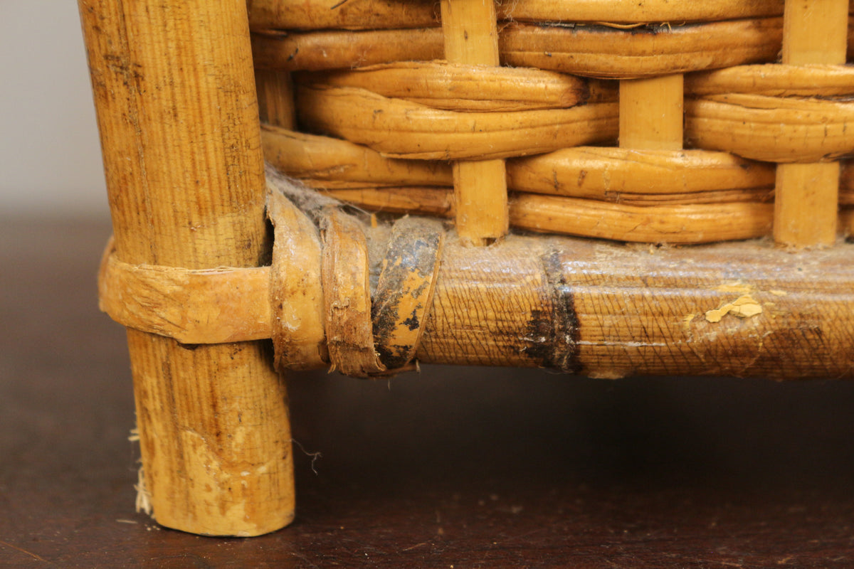 Rattan Magazine Caddy