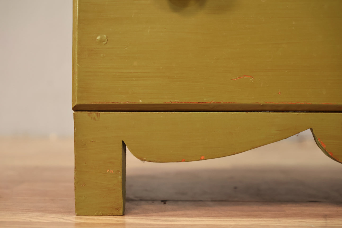 Olive 3-Drawer End Table