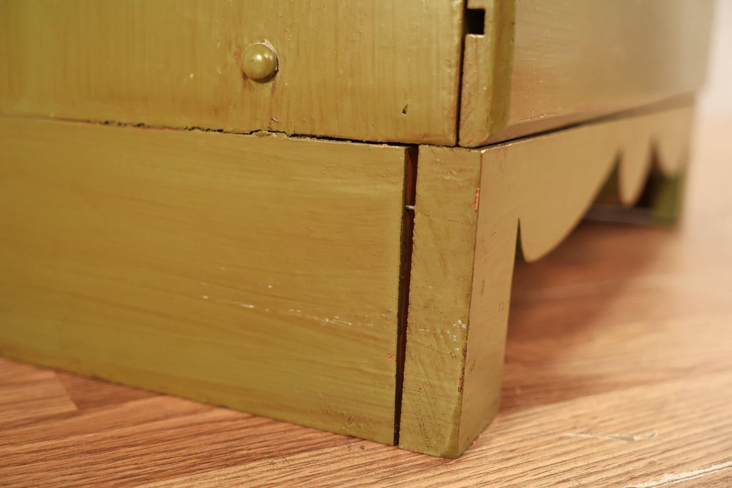 Olive 3-Drawer End Table