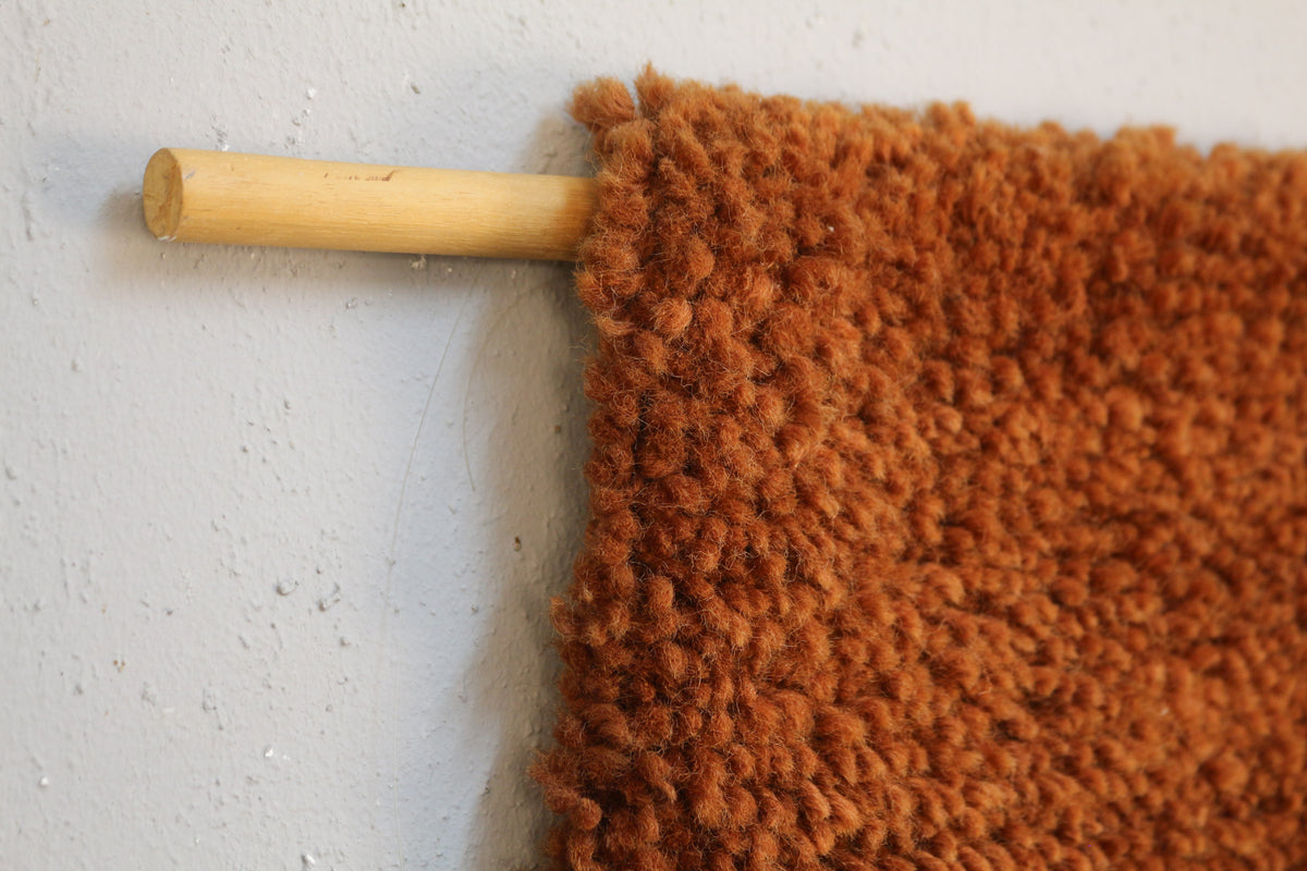 "Lake Cabin" Latch-Hook Wall Hanging