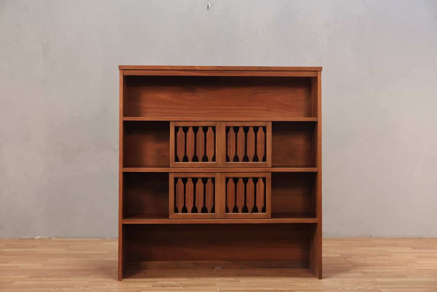Johnson Carper Angled Sliding-Door Bookshelf