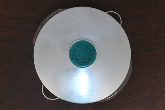 Mid Century Buenilum Aluminum Casserole Server