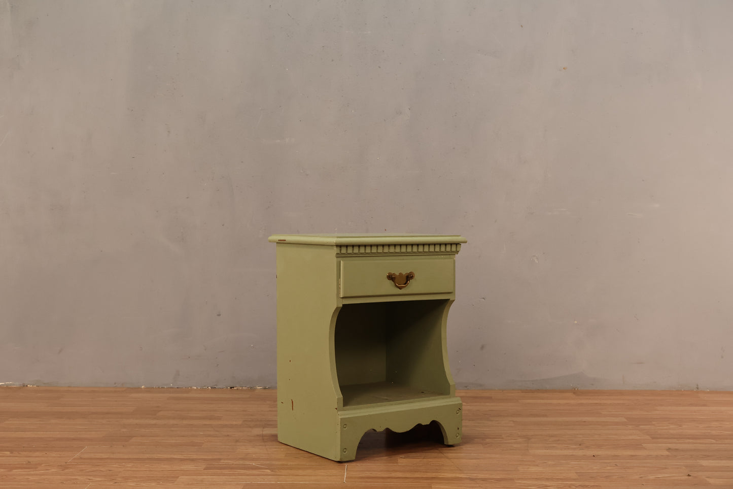 Provincial Sage 1-Drawer Nightstand - ONLINE ONLY