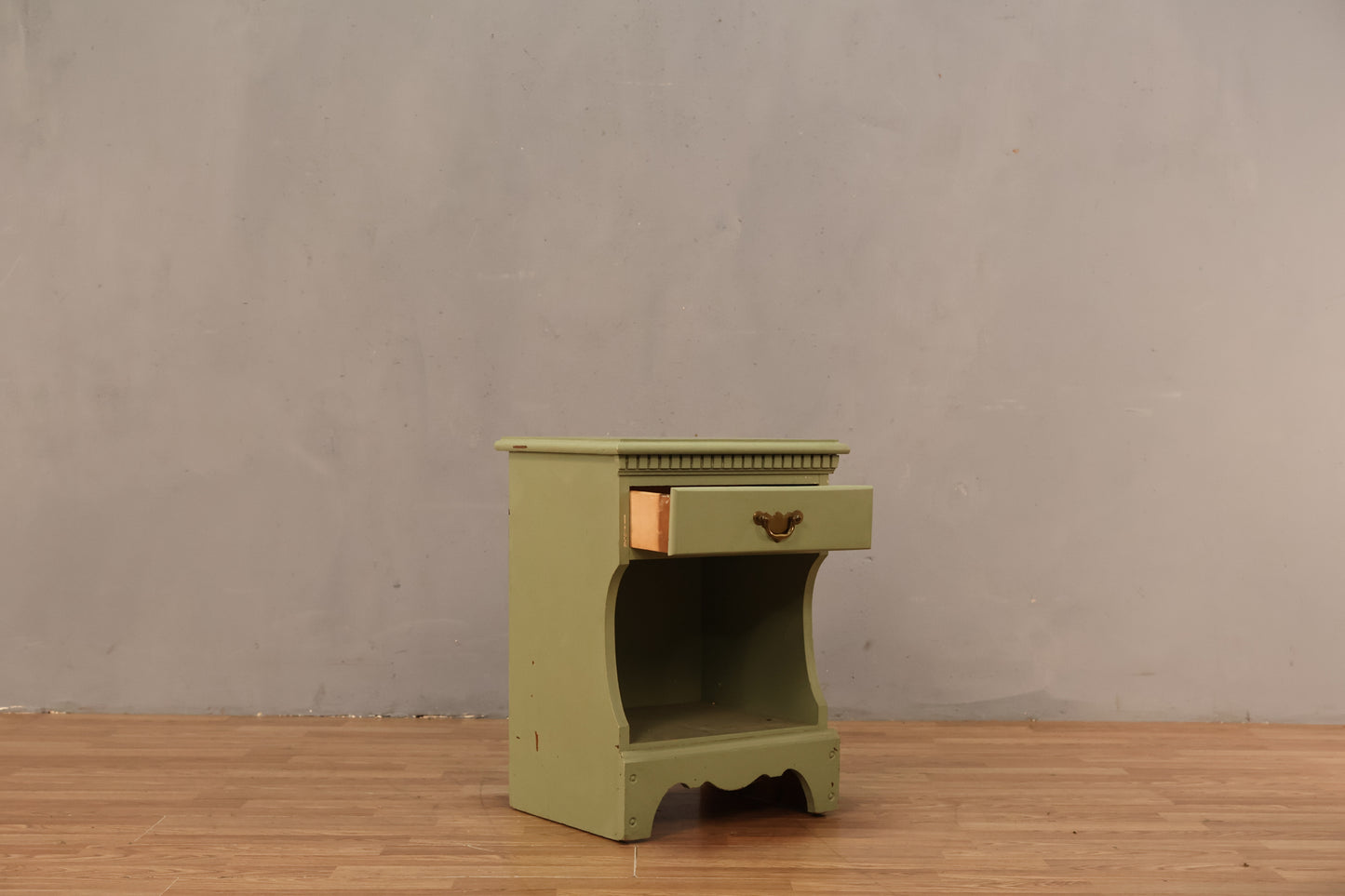 Provincial Sage 1-Drawer Nightstand - ONLINE ONLY