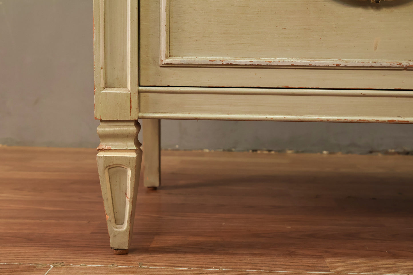 1960s Thomasville Provincial Seafoam 3-Drawer Dresser