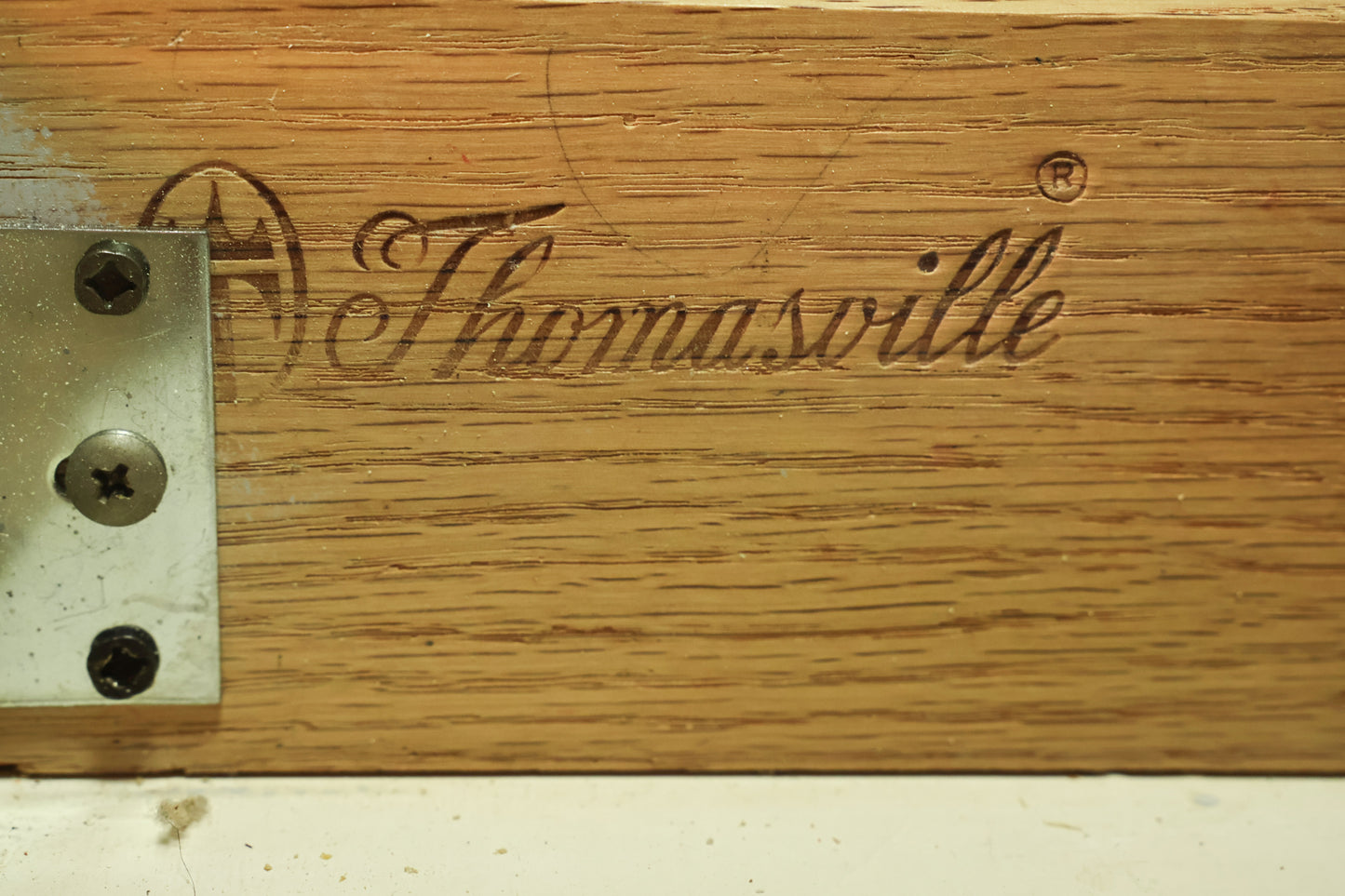 1960s Thomasville Provincial Seafoam 3-Drawer Dresser