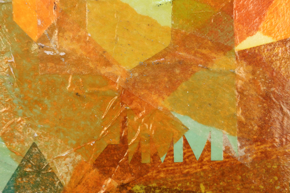"Jeweled Kingdom" Tissue Paper Collage