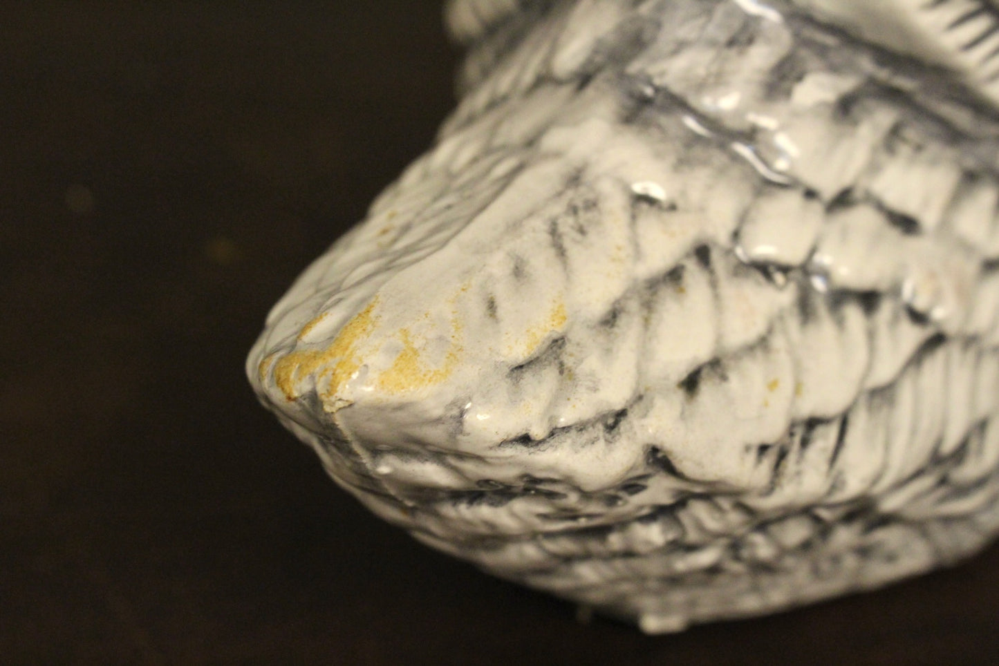 Capodimonte Porcelain Swan