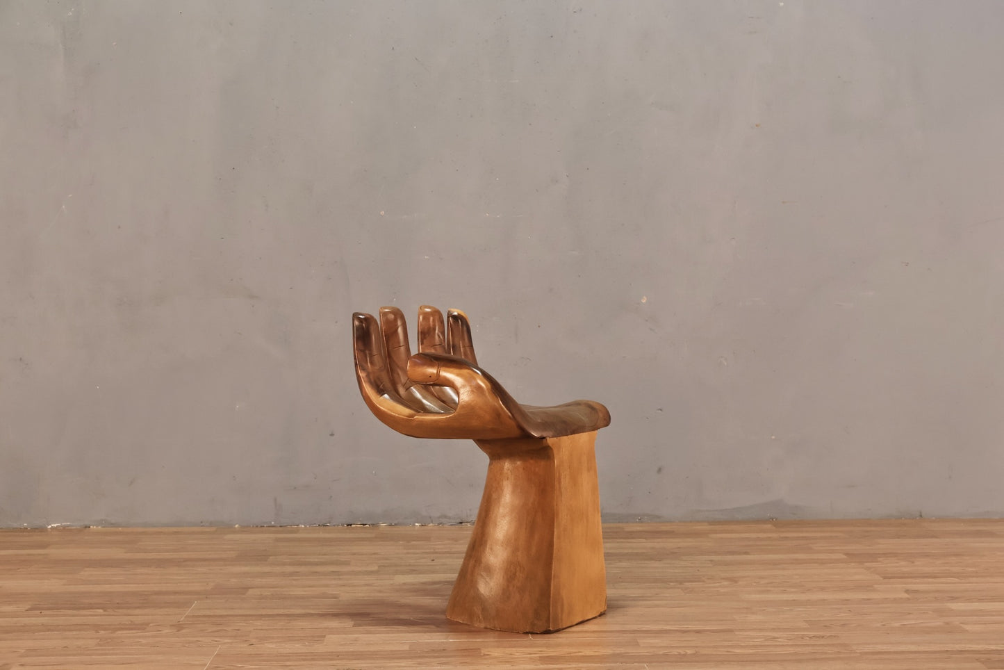 Handcarved "Hand" Accent Chair