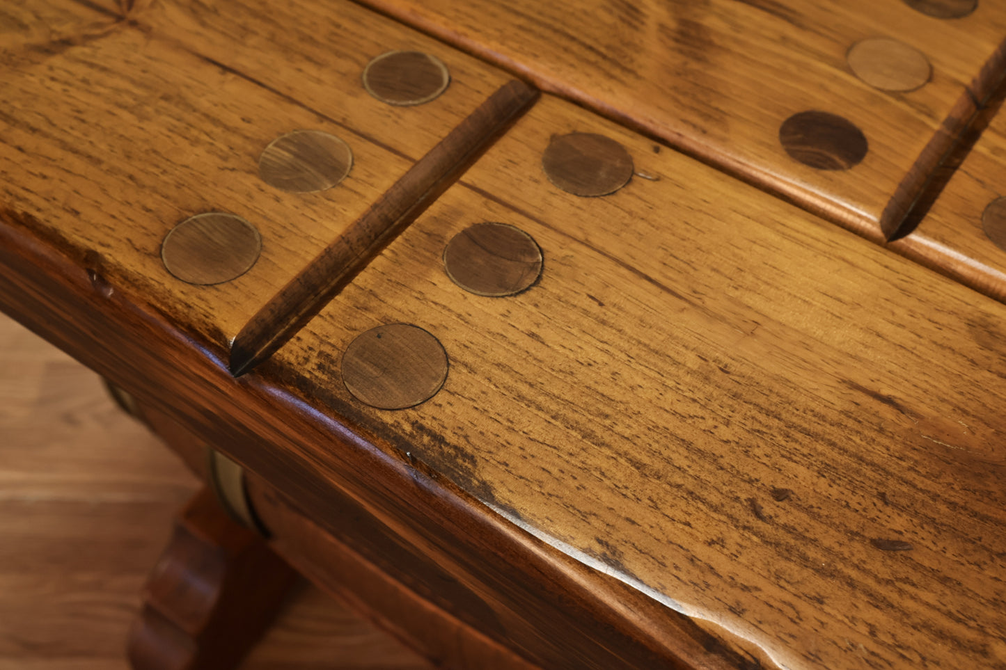 Pine Barrel End Table