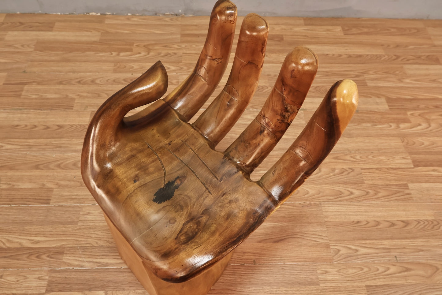 Handcarved "Hand" Accent Chair