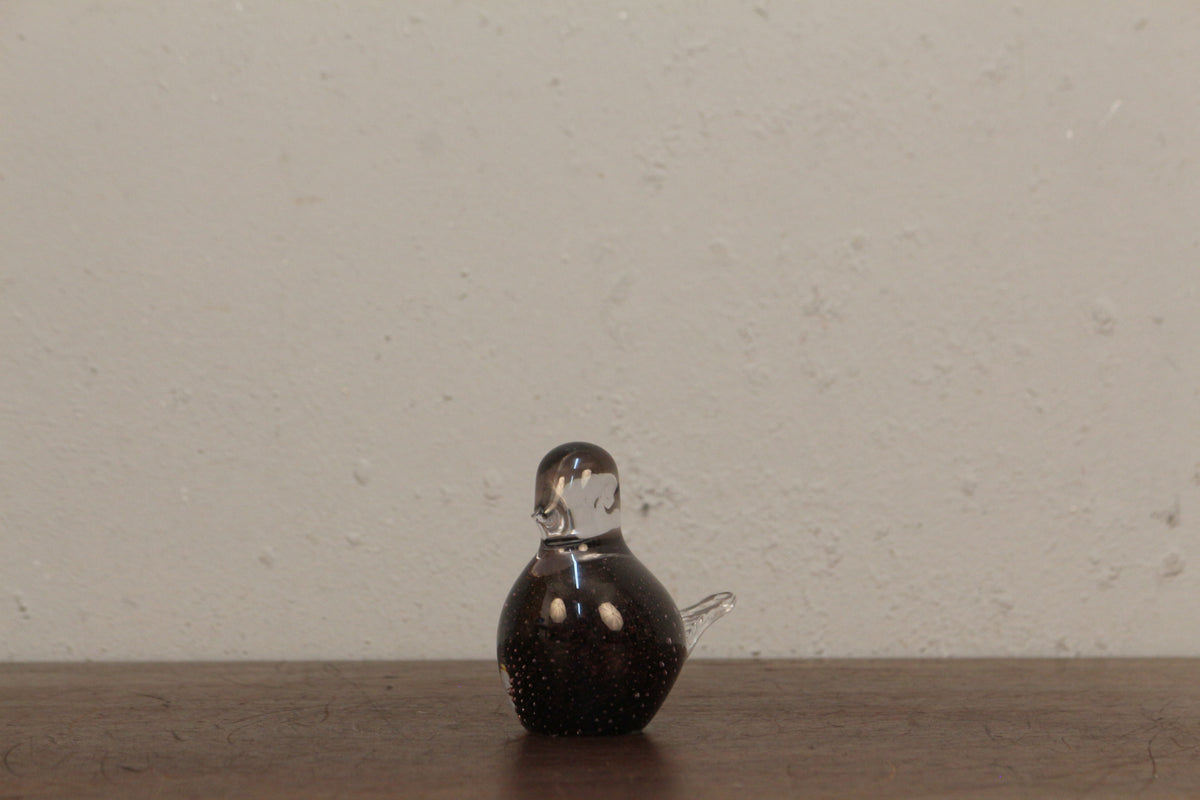 Gotlandshyttan Purple Art Glass Bird