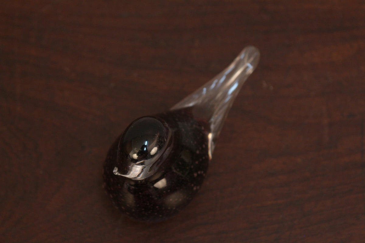 Gotlandshyttan Purple Art Glass Bird