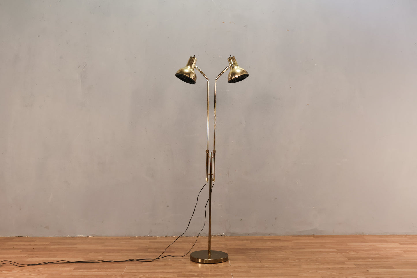 Mod Gold Adjustable Dual-Headed Floor Lamp - ONLINE ONLY