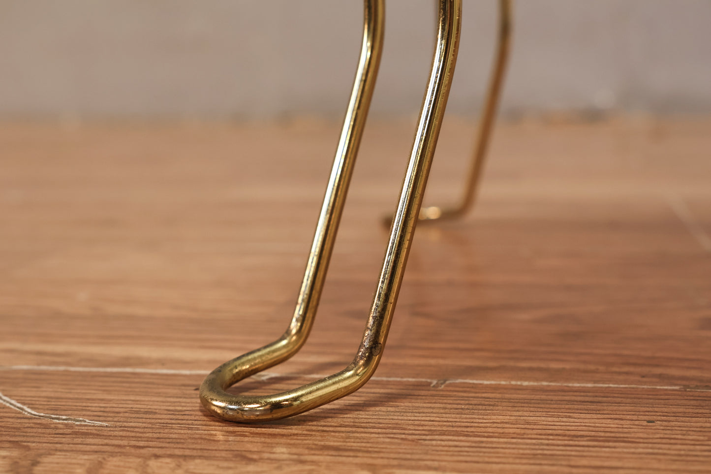 Retro Mauve & Gold Stool