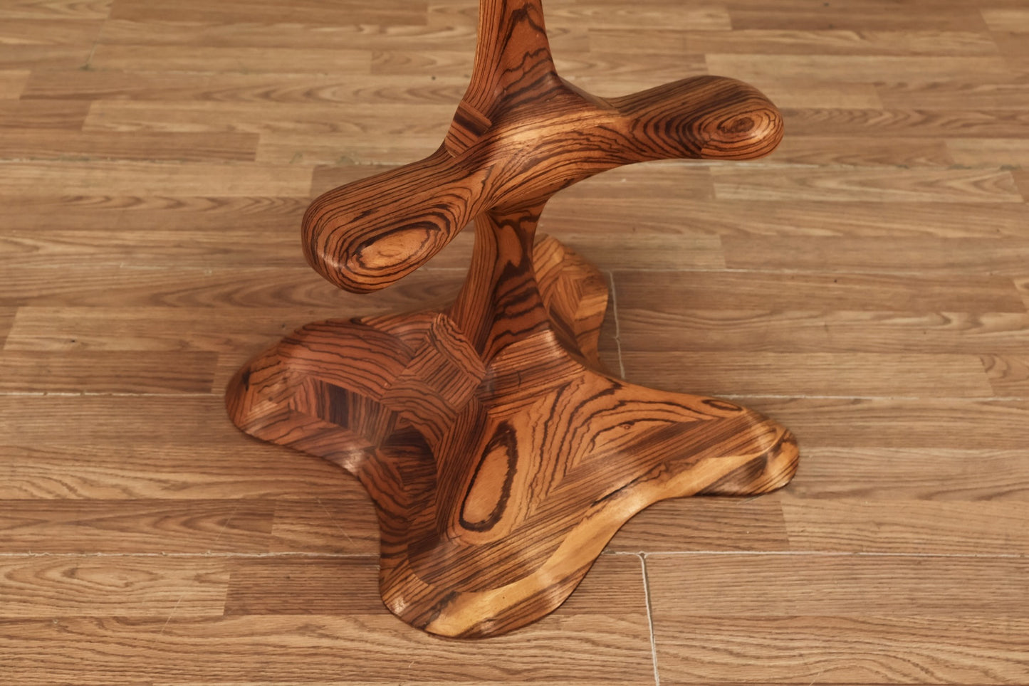 Custom Tropical Teak Bar Stool