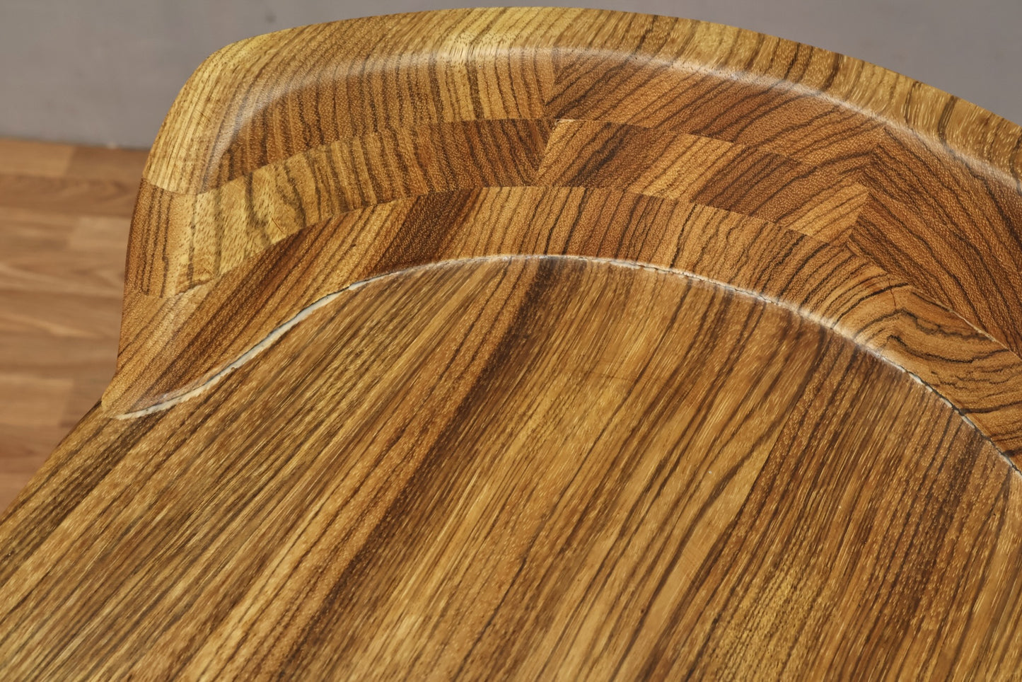 Custom Tropical Teak Bar Stool